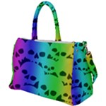 Rainbow Skull Collection Duffel Travel Bag