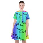 Rainbow Skull Collection Sailor Dress