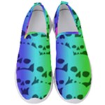 Rainbow Skull Collection Men s Slip On Sneakers