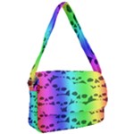 Rainbow Skull Collection Courier Bag