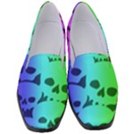 Rainbow Skull Collection Women s Classic Loafer Heels