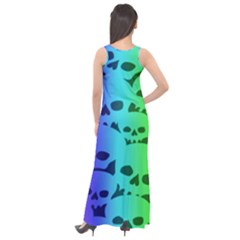 Sleeveless Velour Maxi Dress 