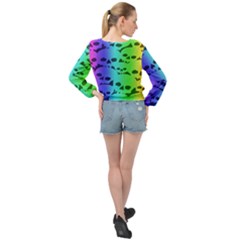 Banded Bottom Chiffon Top 