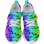 Rainbow Skull Collection Women s Velcro Strap Shoes