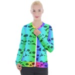 Rainbow Skull Collection Casual Zip Up Jacket