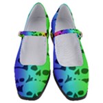 Rainbow Skull Collection Women s Mary Jane Shoes