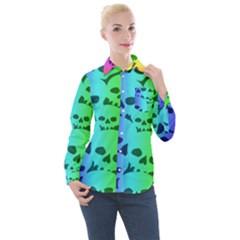 Women s Long Sleeve Pocket Shirt 