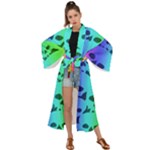 Rainbow Skull Collection Maxi Kimono