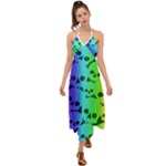 Rainbow Skull Collection Halter Tie Back Dress 