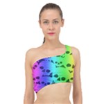 Rainbow Skull Collection Spliced Up Bikini Top 