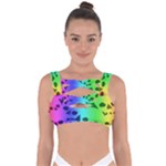 Rainbow Skull Collection Bandaged Up Bikini Top