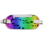 Rainbow Skull Collection Rounded Waist Pouch