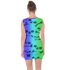 Lace Up Front Bodycon Dress 