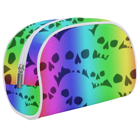 Rainbow Skull Collection Make Up Case (Medium) from ArtsNow.com