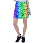 Rainbow Skull Collection Tennis Skirt