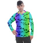 Rainbow Skull Collection Men s Pique Long Sleeve Tee