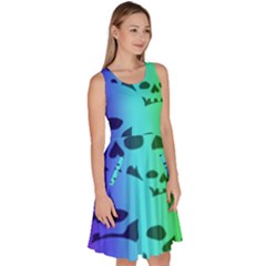 Knee Length Skater Dress With Pockets 