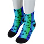Rainbow Skull Collection Men s Low Cut Socks