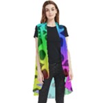 Rainbow Skull Collection Sleeveless Chiffon Waistcoat Shirt