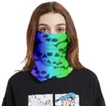 Rainbow Skull Collection Face Covering Bandana (Two Sides)