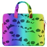 Rainbow Skull Collection MacBook Pro Double Pocket Laptop Bag