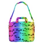 Rainbow Skull Collection MacBook Pro Shoulder Laptop Bag (Large)