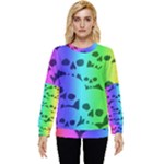 Rainbow Skull Collection Hidden Pocket Sweatshirt