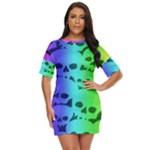 Rainbow Skull Collection Just Threw It On Dress