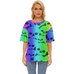 Rainbow Skull Collection Oversized Basic Tee