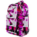 Pink Checker Graffiti  Classic Backpack