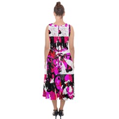 Midi Tie-Back Chiffon Dress 