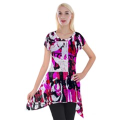 Short Sleeve Side Drop Tunic 