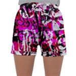 Pink Checker Graffiti  Sleepwear Shorts