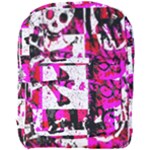 Pink Checker Graffiti  Full Print Backpack