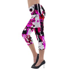 Lightweight Velour Capri Leggings  