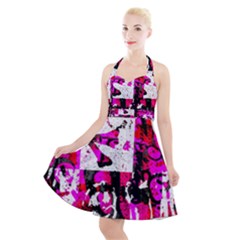 Halter Party Swing Dress  