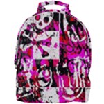 Pink Checker Graffiti  Mini Full Print Backpack