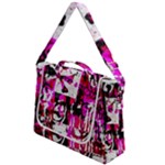 Pink Checker Graffiti  Box Up Messenger Bag