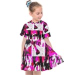 Pink Checker Graffiti  Kids  Sailor Dress