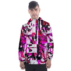 Men s Front Pocket Pullover Windbreaker 