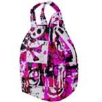 Pink Checker Graffiti  Travel Backpacks