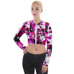 Long Sleeve Cropped Velvet Jacket 