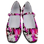 Pink Checker Graffiti  Women s Mary Jane Shoes