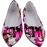 Pink Checker Graffiti  Women s Block Heels 