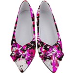 Pink Checker Graffiti  Women s Bow Heels