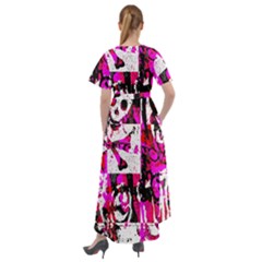 Front Wrap High Low Dress 