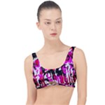 Pink Checker Graffiti  The Little Details Bikini Top