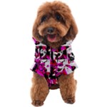 Pink Checker Graffiti  Dog Coat