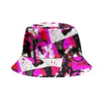 Pink Checker Graffiti  Bucket Hat