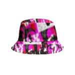 Pink Checker Graffiti  Inside Out Bucket Hat (Kids)